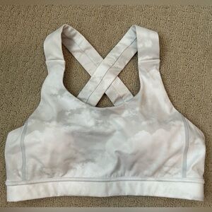 Lululemon white sports bra. Size 8